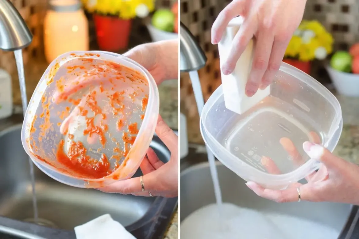 plastične posode Kako očistiti plastične posode, da bodo videti kot nove: kaj dodati v vodo za pomivanje