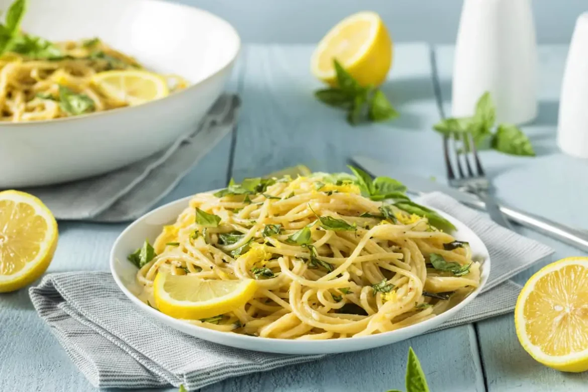 Špageti1 Špageti v limonini omaki: čudovita večerja v samo 10 minutah