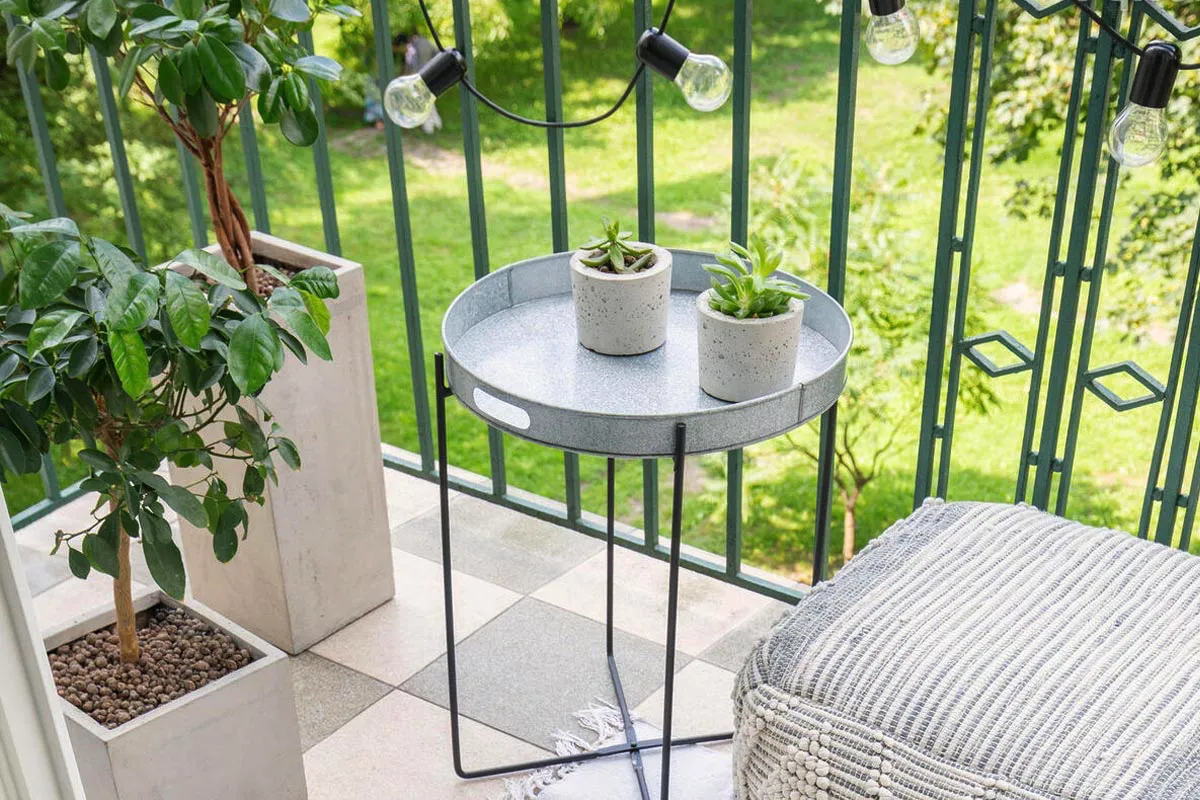 Spremenite majhen balkon v oazo brez velikih stroškov