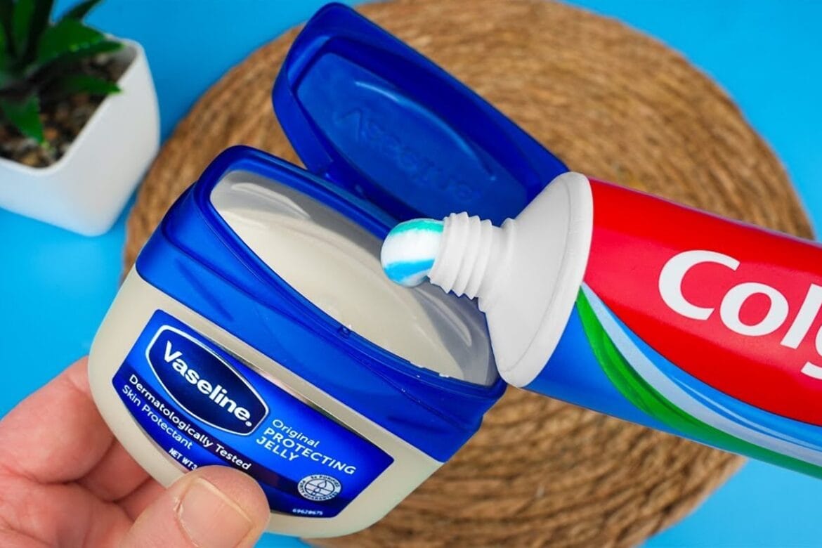 zmešajte zobno pasto z vazelinom1 Samo zmešajte zobno pasto z vazelinom in rezultat vas bo osupnil!