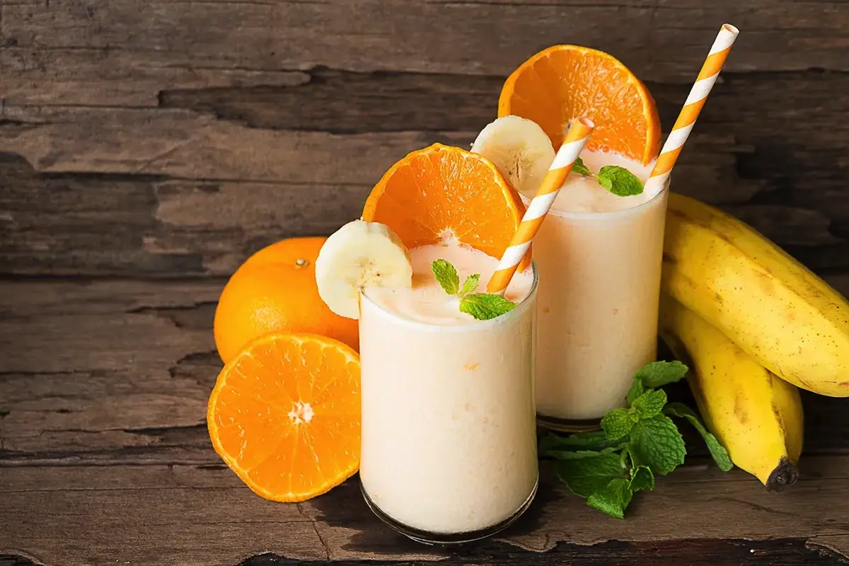 Osvežilen pomarančni kremni mus iz petih sestavin