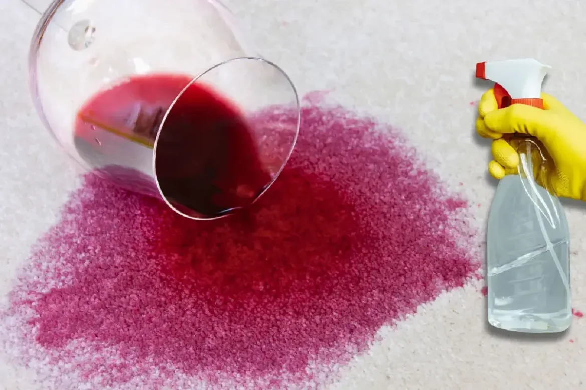 madeže vina1 Zakaj škropiti kis na madeže vina: učinkovit trik za popolno čiščenje