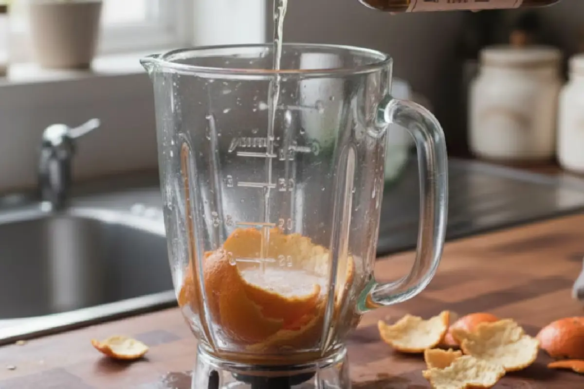 Mešanje lupin mandarine in alkohola: naravna rešitev za dom