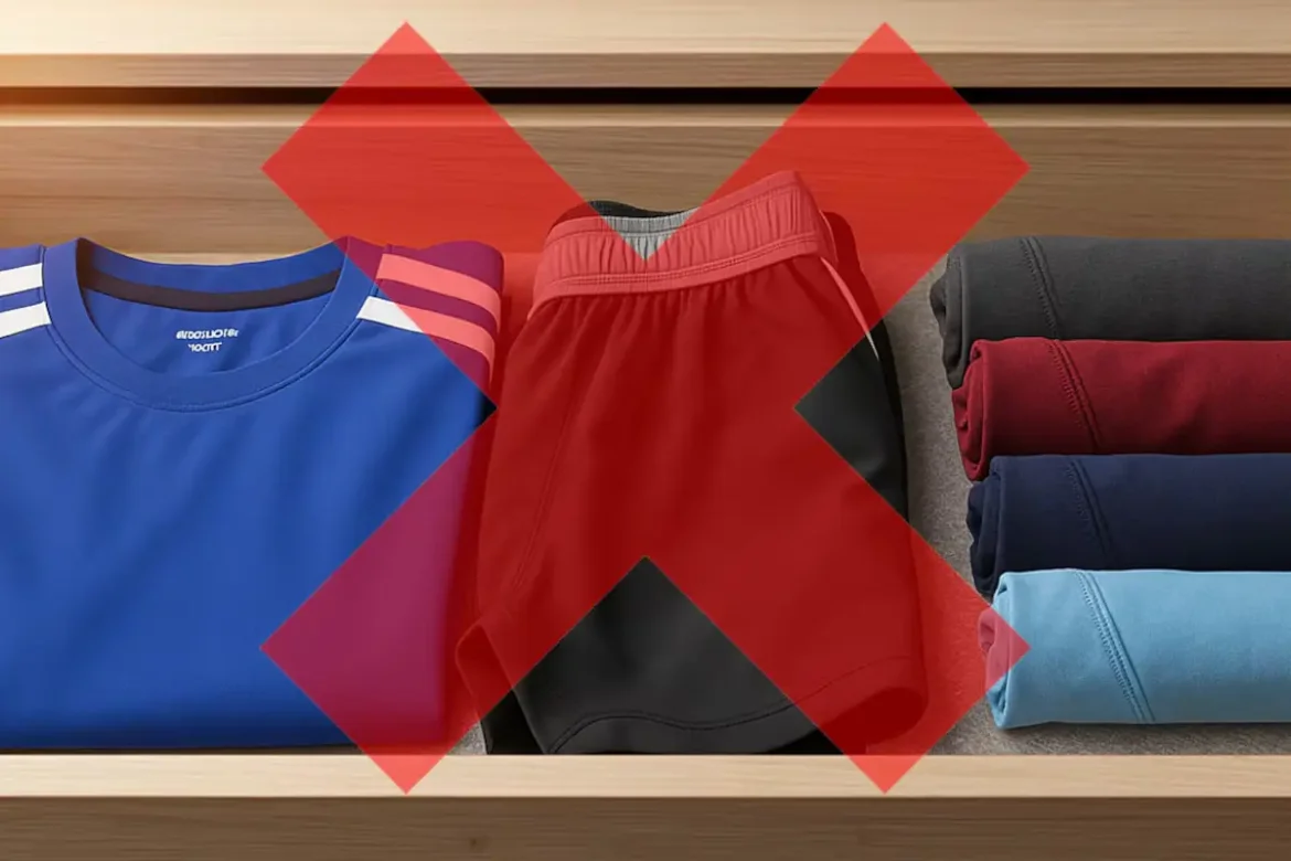 Zakaj ne smete shranjevati športnih oblačil skupaj s spodnjim perilom v isti predal