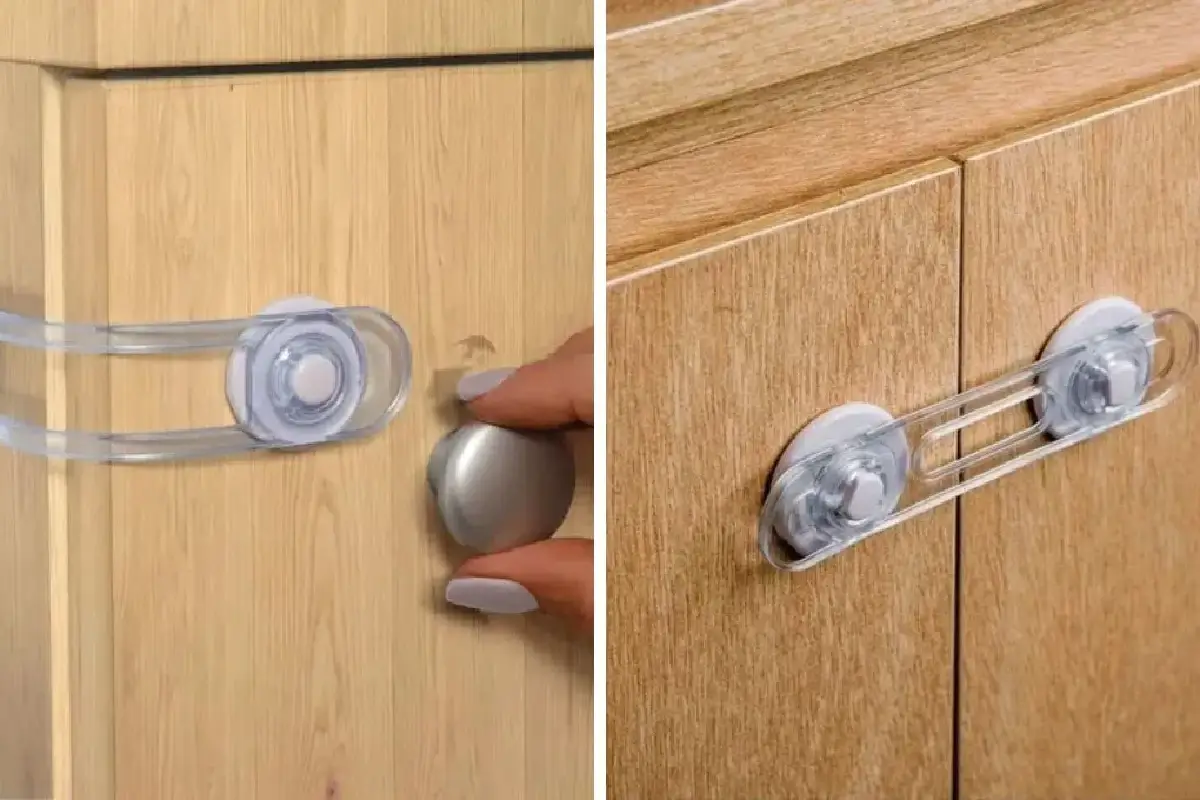 Kako iz starih elastik za lase narediti varnostne zapirala za vrata