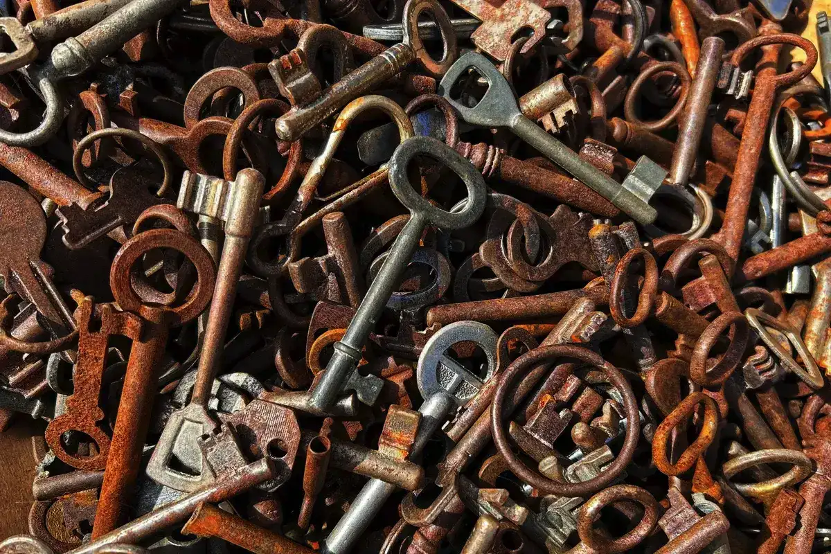 Stari ključi postanejo čarobni vetrovnik: Enostavna DIY ideja za dom