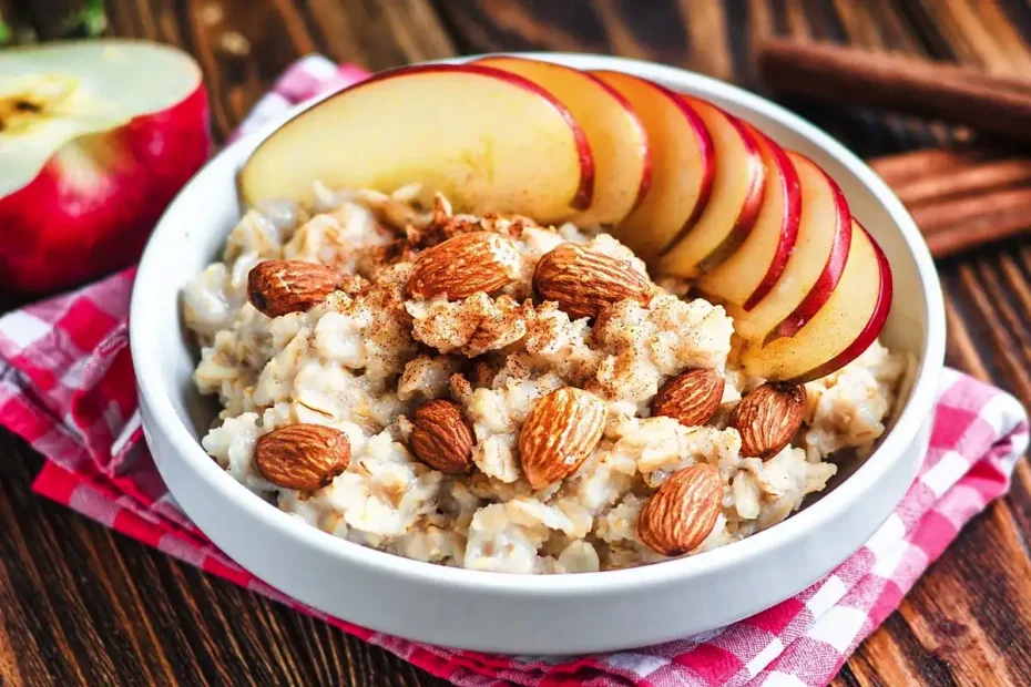 Ovseni porridge z jabolkom, čokolado in cimetom – zajtrk, ki te drži site do kosila, stane pod 3 € in ga narediš, preden se skuhata kava