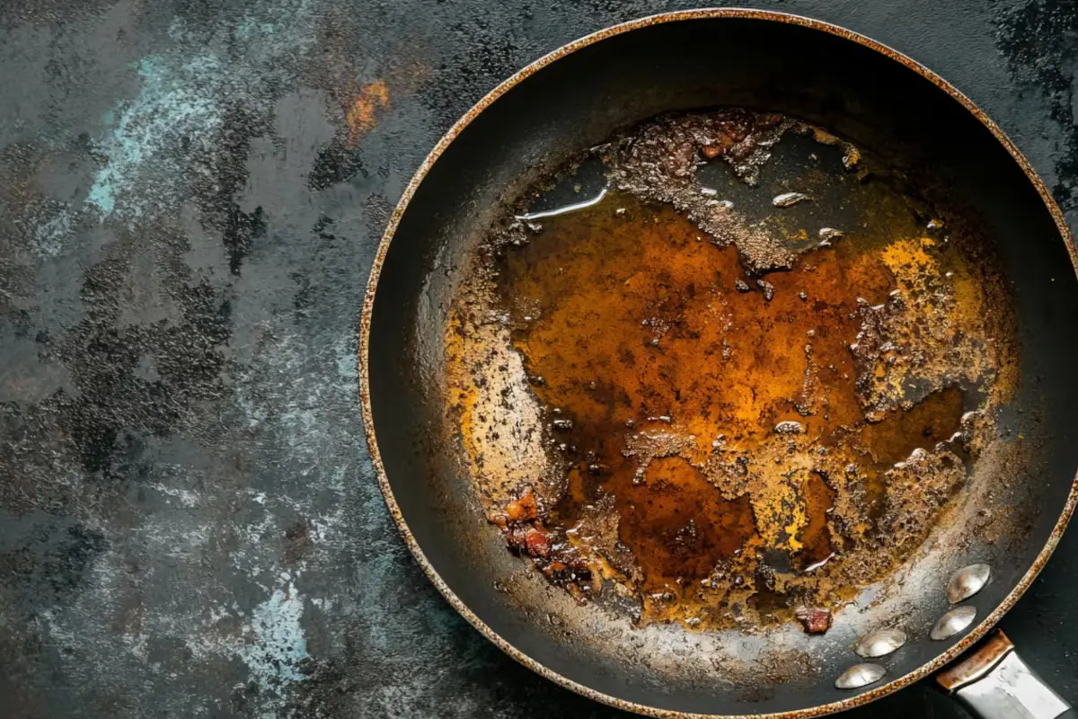 Če imaš ponev, ki izgleda kot po požaru in misliš, da je nikoli več ne boš mogel/a rešiti