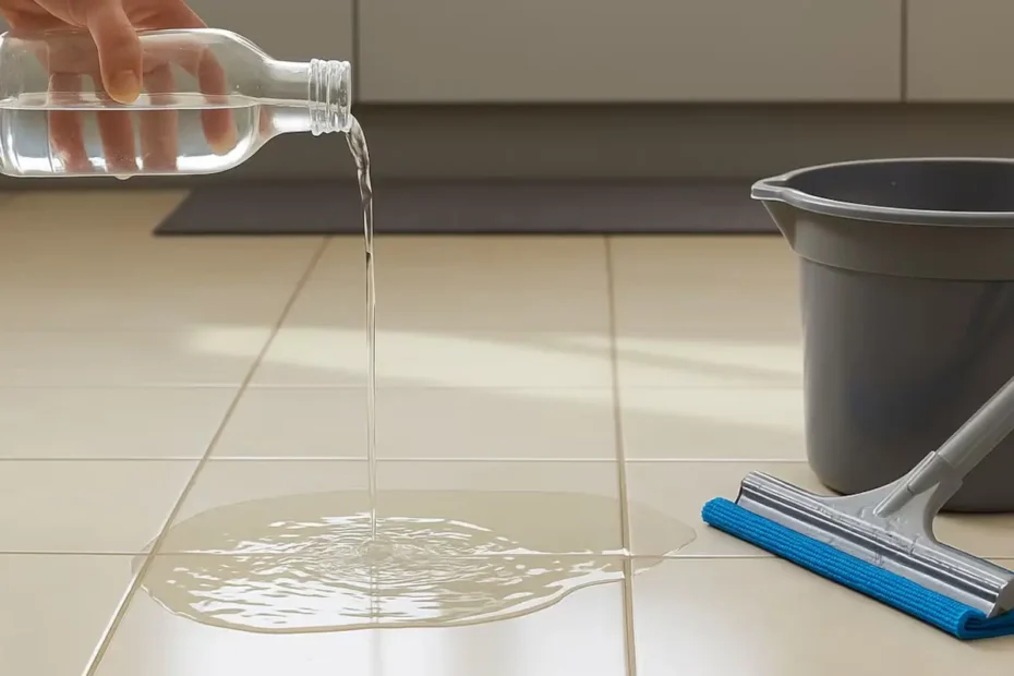 Napačno čiščenje tal: Kateri sestavini zmeti na tla pred brisanjem