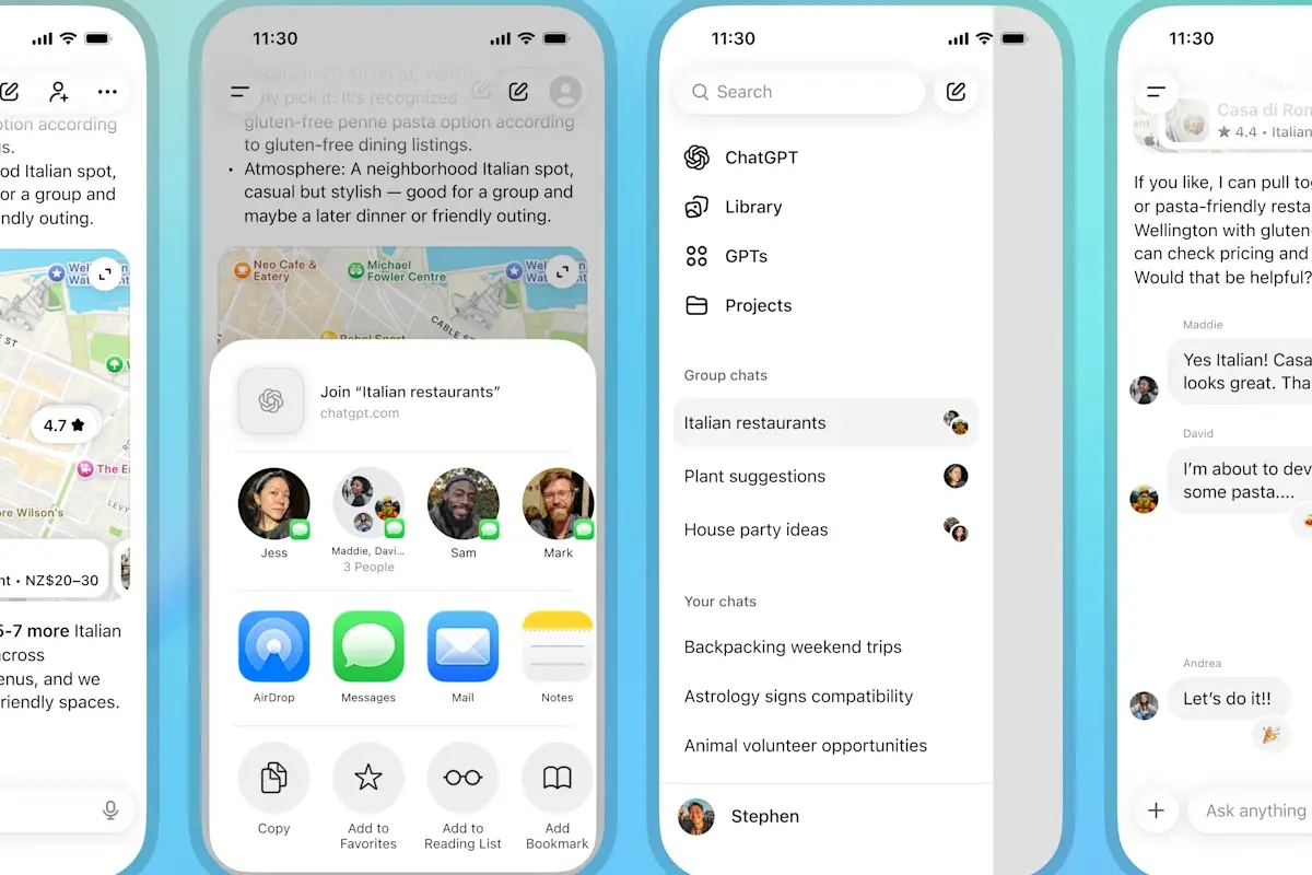 Skupinski klepeti v ChatGPT: kako spreminjajo komunikacijo z UI