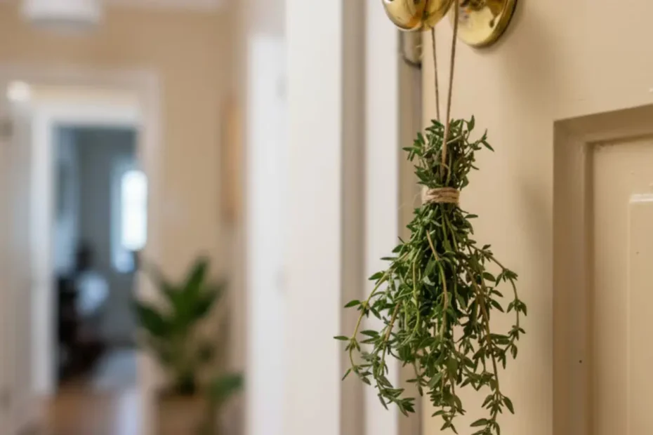 Zakaj obesiti vejico timijana na vhodna vrata: Skrivnost, ki ščiti dom in izboljša počutje