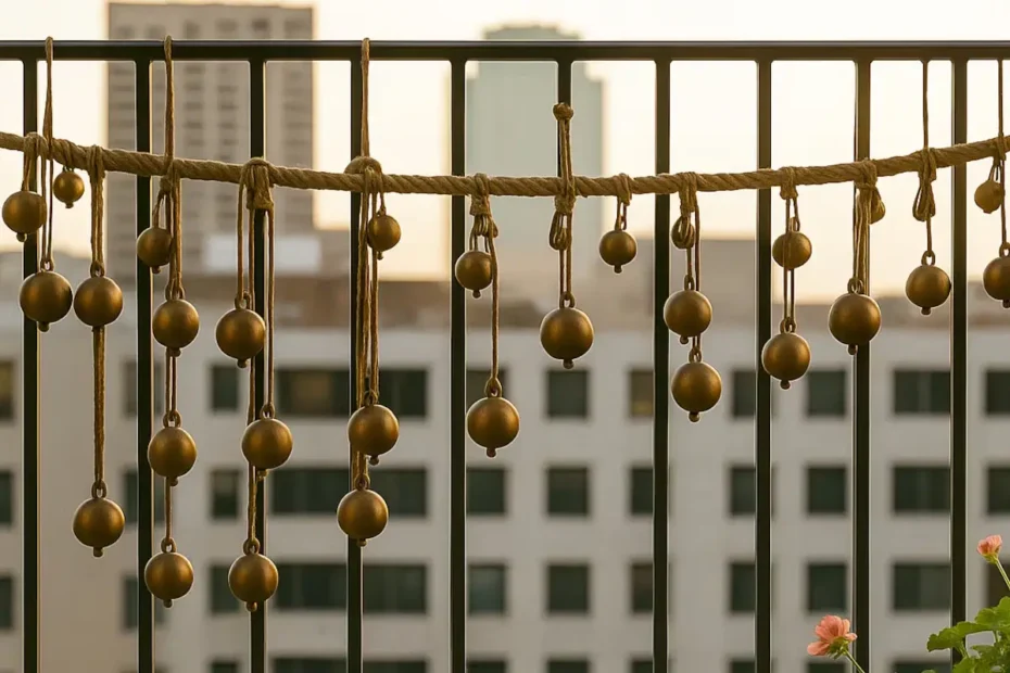 Zakaj obesiti zvončke na balkon – to ni samo okras, ampak prava zaščita