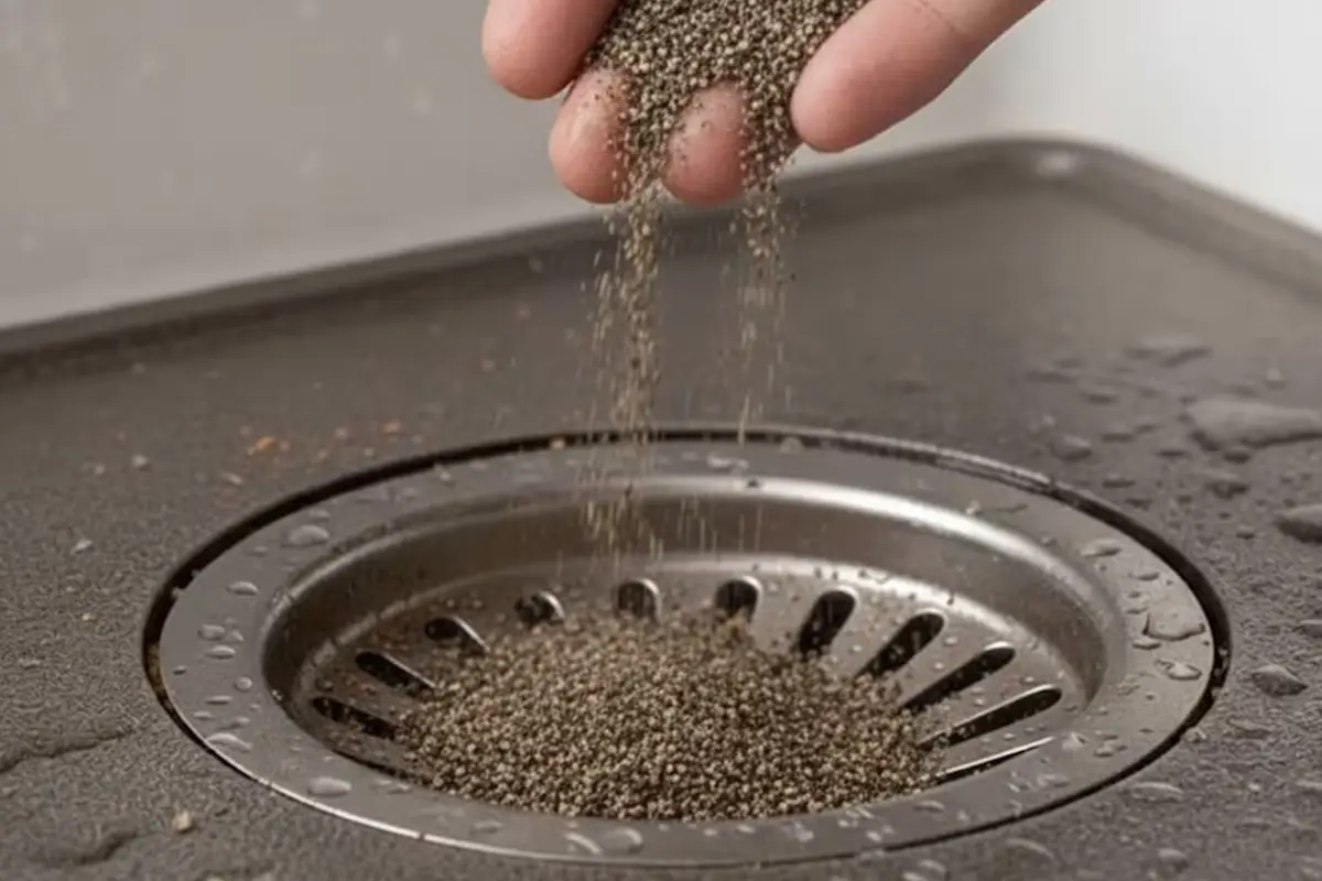 Zakaj vsaka pametna gospodinja vsaj enkrat na teden v odtok strese črni poper – in zakaj boste tudi vi začeli že jutri