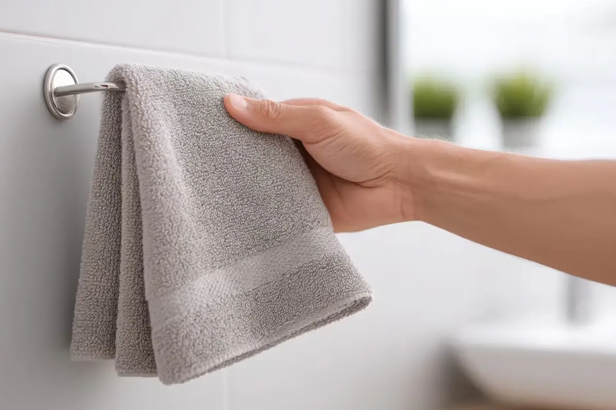 Adijo vlažnim, smrdečim brisačam v kopalnici: rešitev 2026, ki reši prostor, uniči plesen in naredi kopalnico videti kot iz luksuznega hotela 