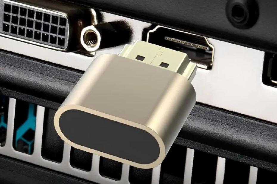 Kaj je HDMI-zaglushka in zakaj je nepogrešljiva, če nimate monitorja